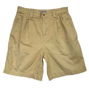 Vintage Structure Khaki Cotton Men's Shorts Size 30